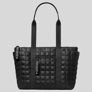 KATE SPADE Camden Quilted Medium Tote Black RS-KI383
