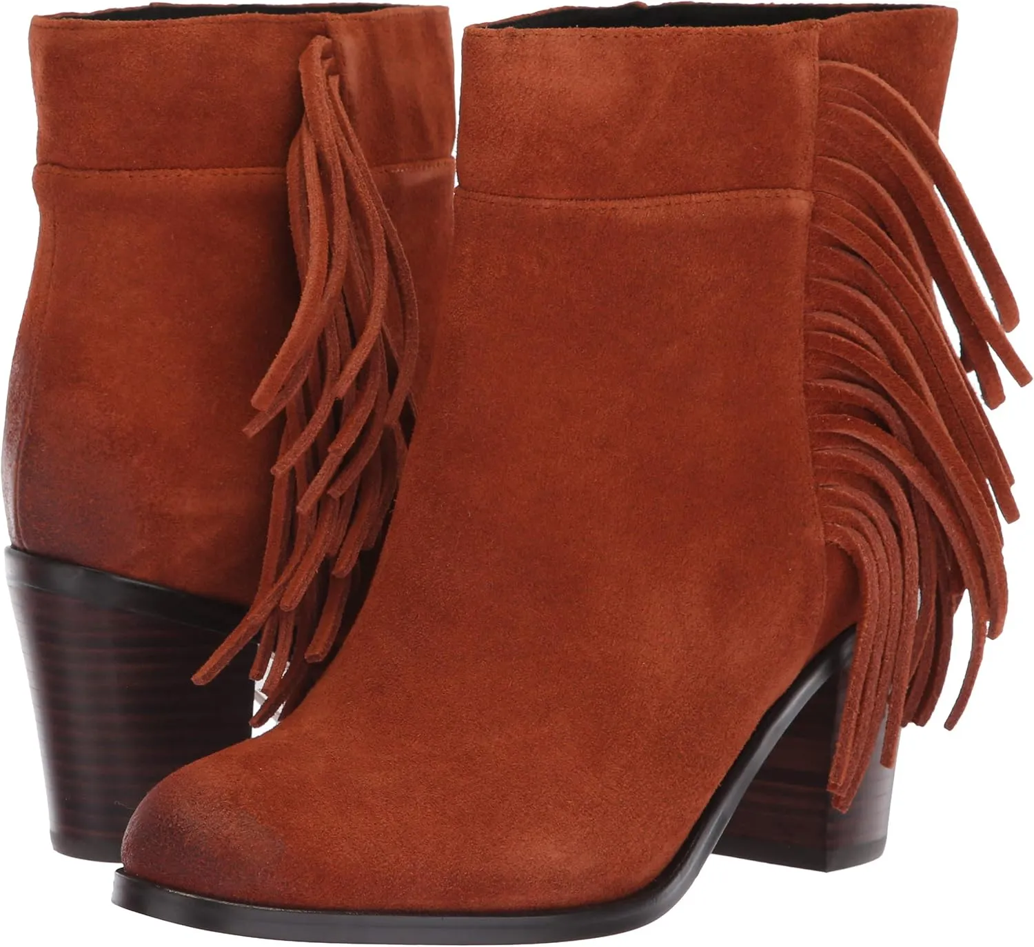 Kenneth Cole Women's Alana Fringe Ankle Bootie Boot