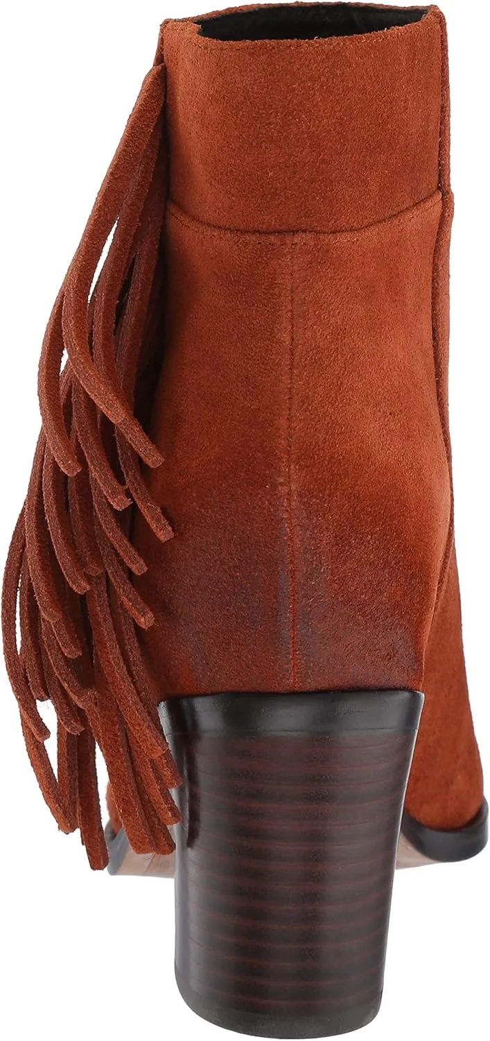 Kenneth Cole Women's Alana Fringe Ankle Bootie Boot