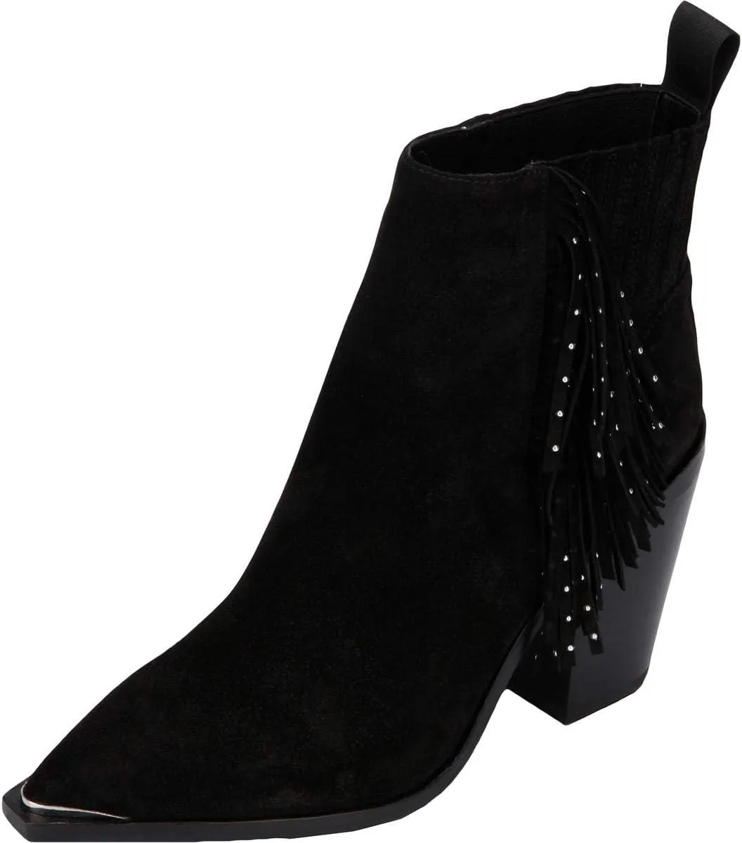 Kenneth Cole Women's West Side Fringe Bootie Rb Studs Fashion Boot