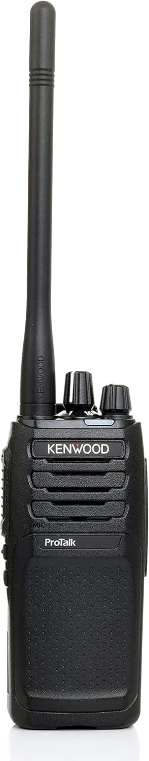 Kenwood ProTalk NX-P1202AV VHF Two-Way Portable Radio (2 W), 64 Channels & 4 Zones, 1,000 mW Loud Speaker, 11 Mil-Spec Standards 810 (C/D/E/F/G) & IP54/55