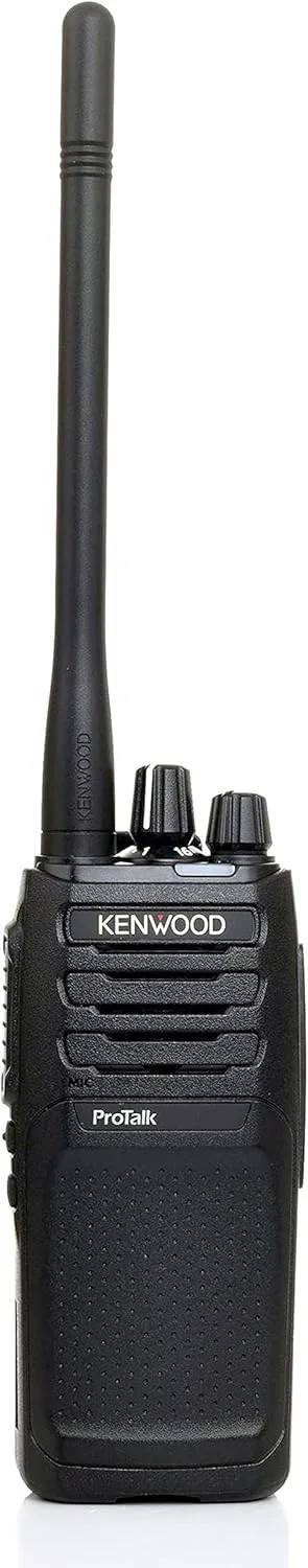 Kenwood ProTalk NX-P1202AV VHF Two-Way Portable Radio (2 W), 64 Channels & 4 Zones, 1,000 mW Loud Speaker, 11 Mil-Spec Standards 810 (C/D/E/F/G) & IP54/55