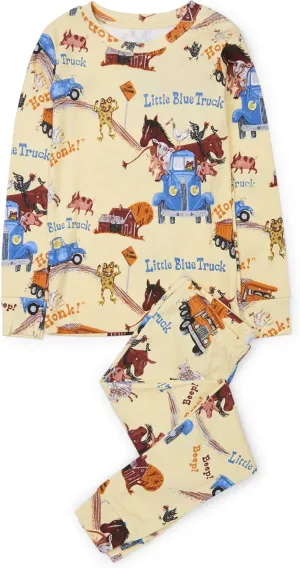 Kids' Long Sleeve Printed Pajama Set