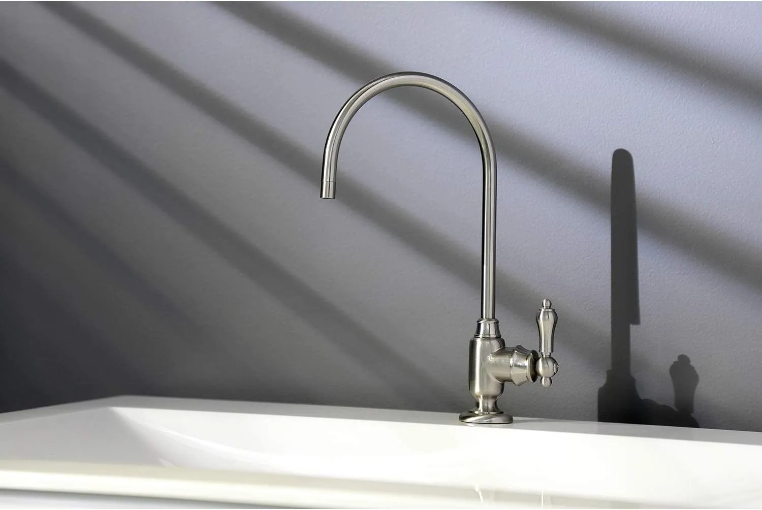 Kingston Brass KS5198BAL Heirloom Single-Handle Water Filtration Faucet, 11.13 x 6.94 x 5.81, Brushed Nickel