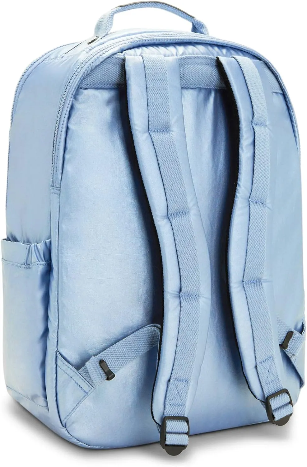 Kipling Seoul Extra Large Metallic 17" Laptop Backpack Pebble Blue Met