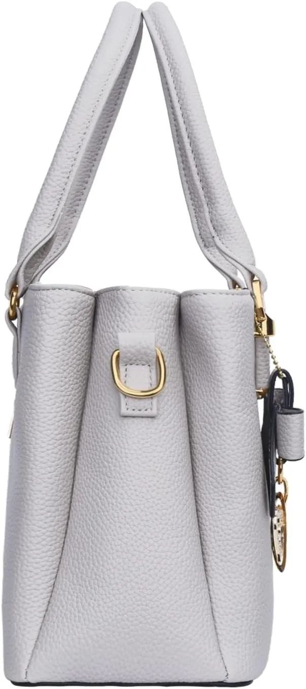 KKXIU 3 Zippered Compartments Purses and Handbags for Women Top Handle Satchel Shoulder Ladies Bags