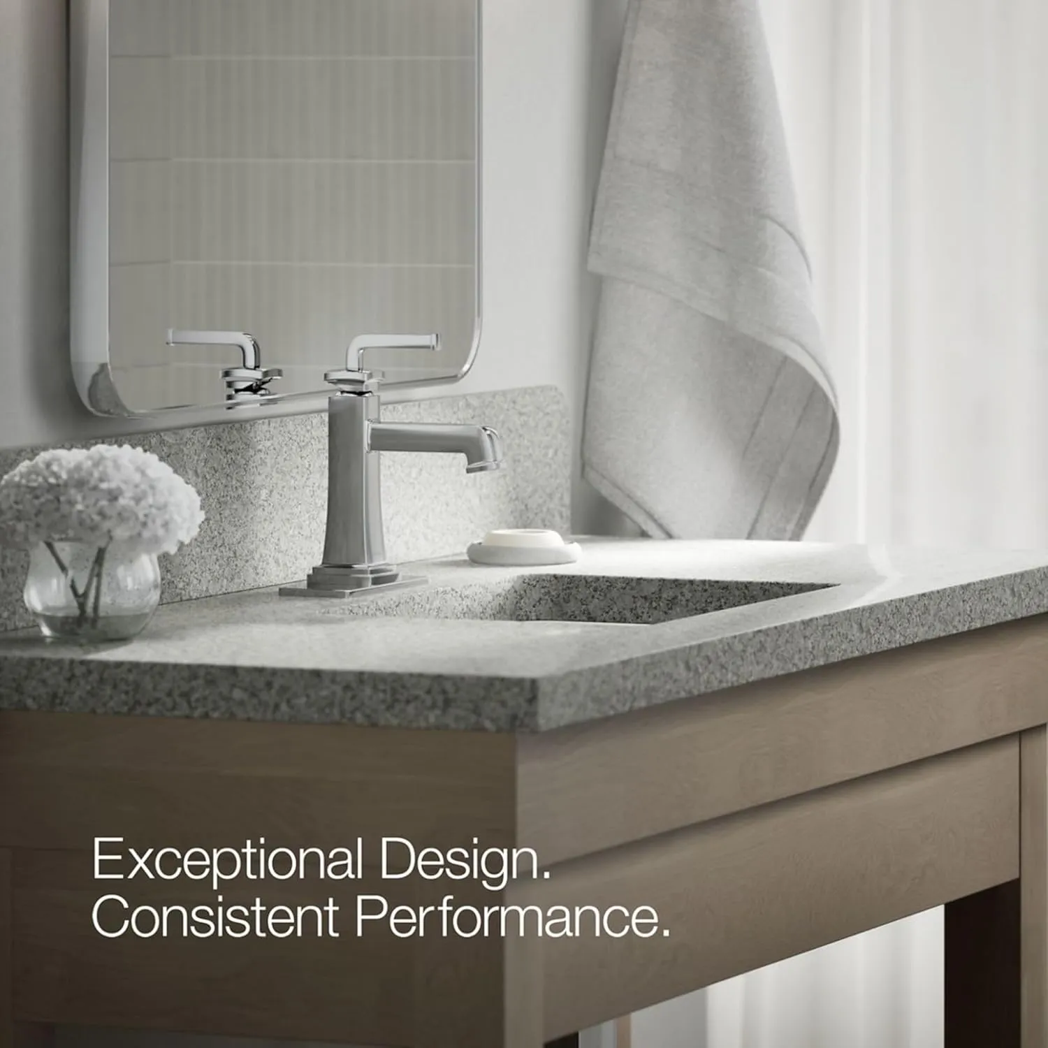 KOHLER Riff Single-Handle Bathroom Sink Faucet