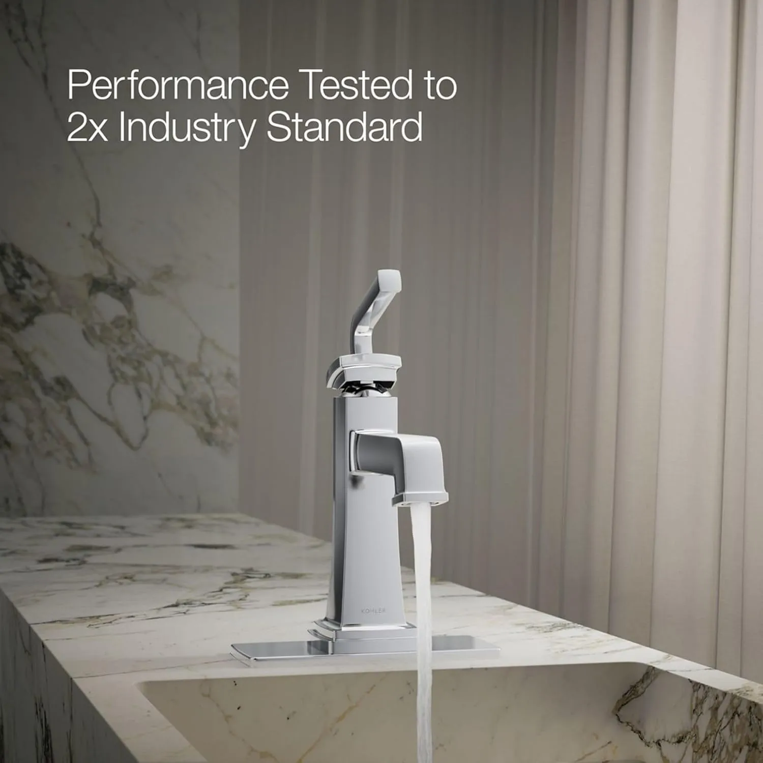 KOHLER Riff Single-Handle Bathroom Sink Faucet