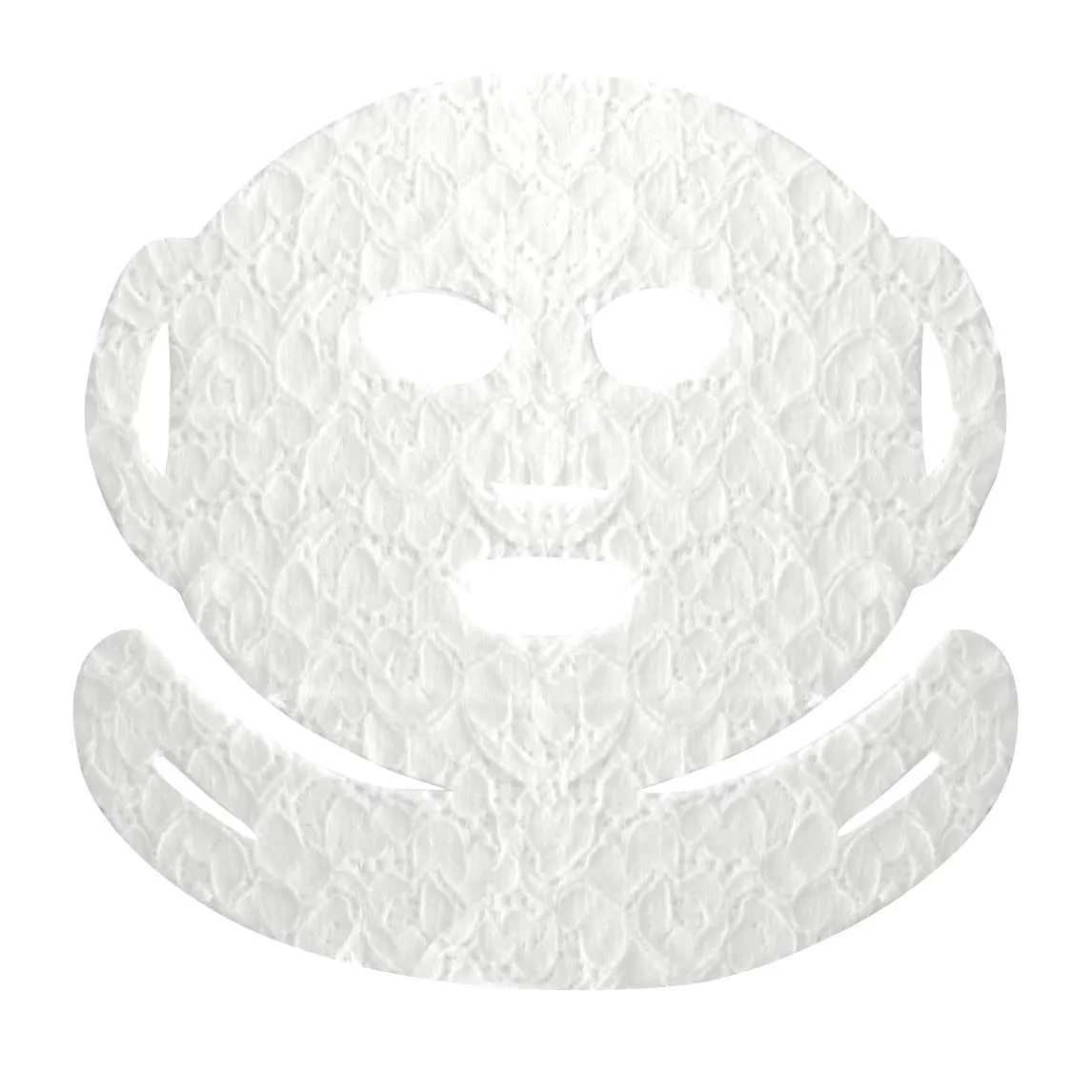 LACE YOUR FACE Patented Compression Facial Mask, AS SEEN ON SHARK TANK, Reusable Biodegradable Cotton Anti Aging Skin Care, Healing Yogurt Milk, 4 pack