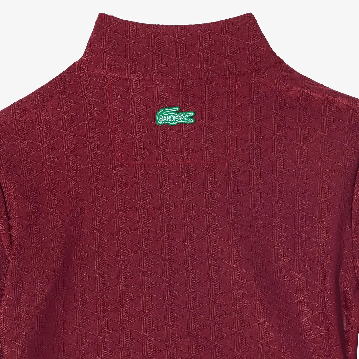 Lacoste x Bandier Women's Monogram Print Half-Zip Top