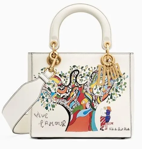 Lady Dior Bag with Niki de Saint Phalle Print