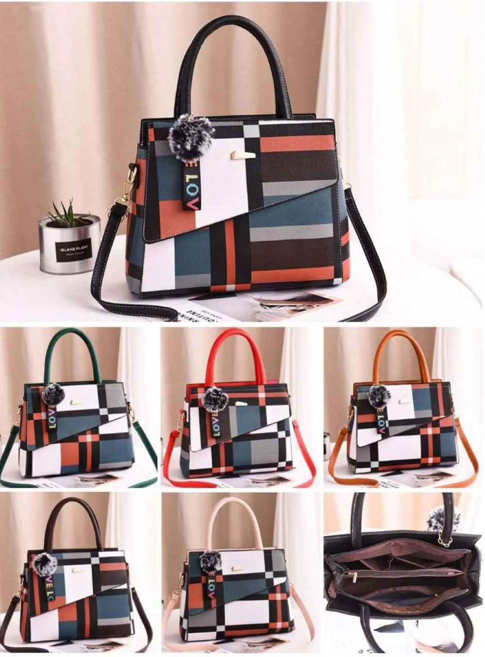 LaGia Ladies PU Leather Tote Handbag