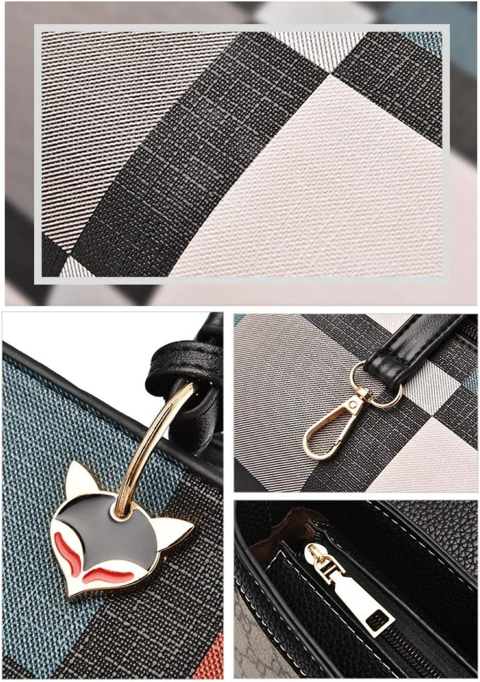 LaGia Ladies PU Leather Tote Handbag