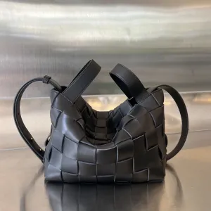 LAMBSKIN Impeccable BLACK 22 Veneta Premium variety CASSETTE SMALL IN Bottega