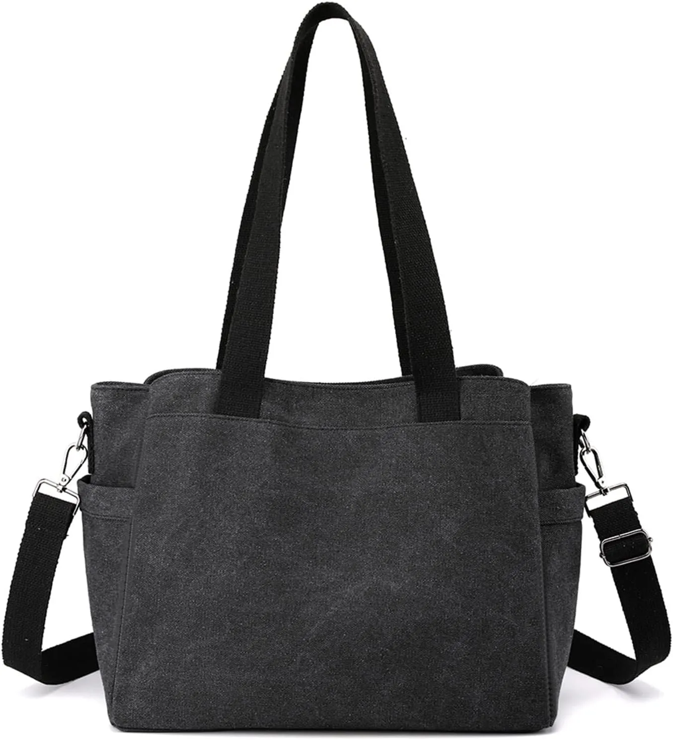 Large Capacity Bags for Shopping Work Travel Women Shoulder Crossbody Canvas Handbag Top Handle Casual Messenger