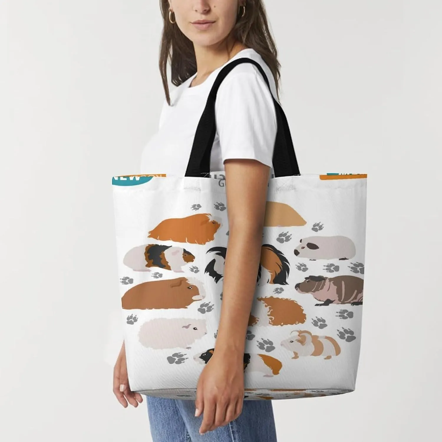 Large Tote Top Handle Bag, Shopping Handbag Big Polyester Shoulder Hand Bags