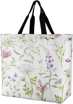 Large Tote Top Handle Bag, Shopping Handbag Big Polyester Shoulder Hand Bags