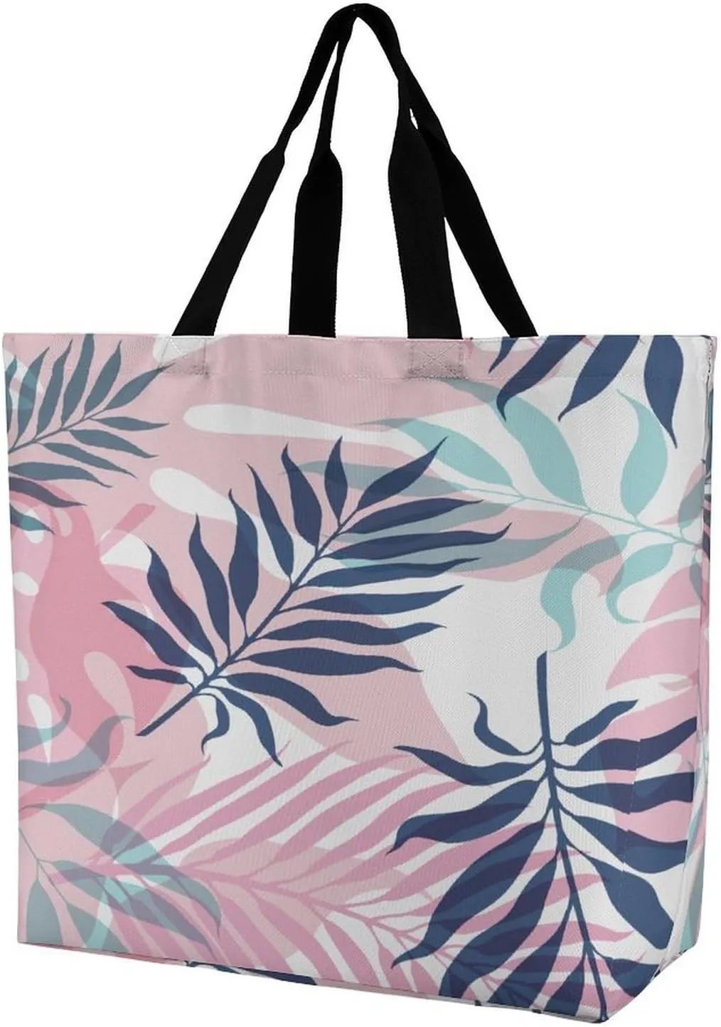 Large Tote Top Handle Bag, Shopping Handbag Big Polyester Shoulder Hand Bags