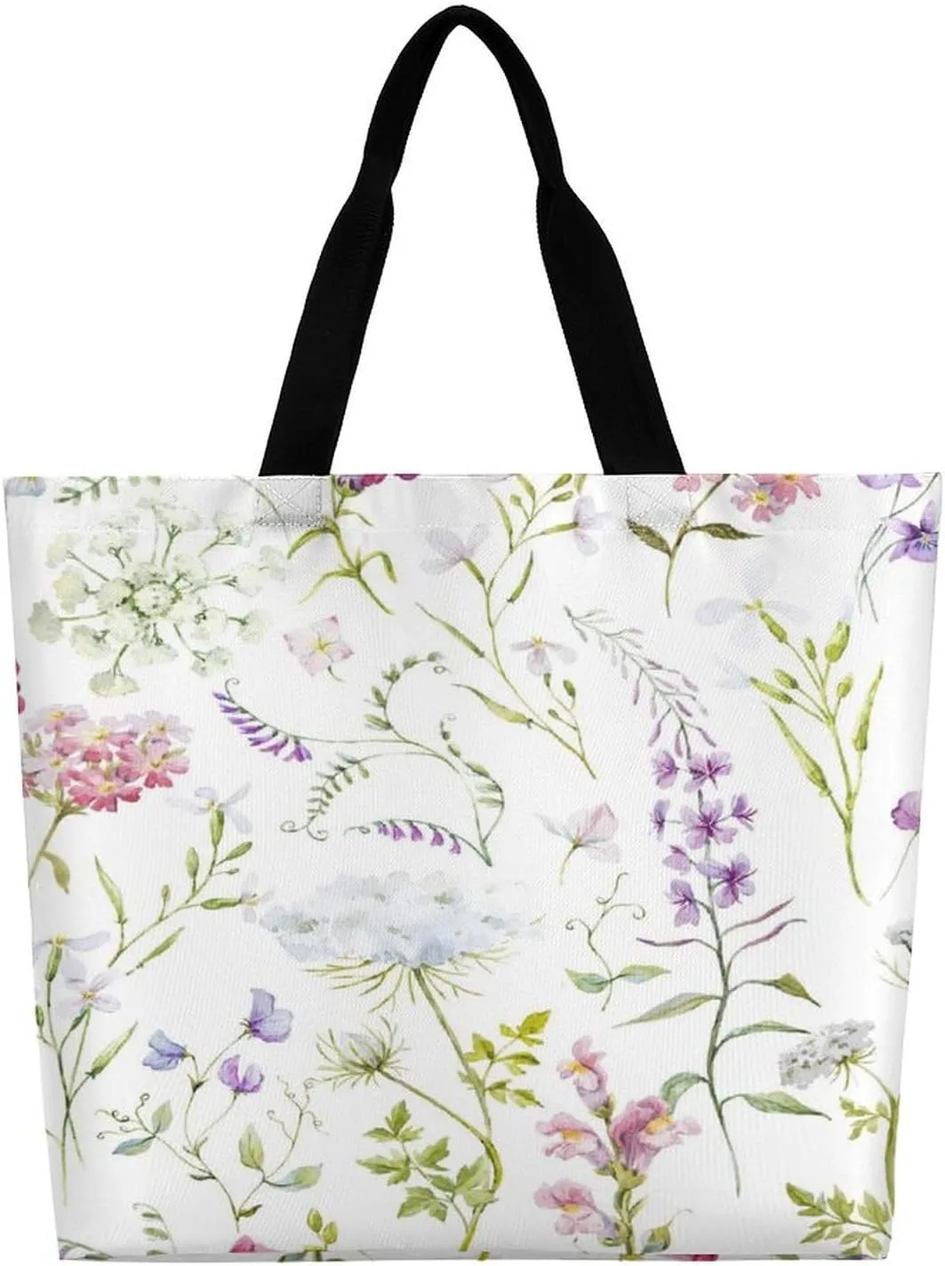 Large Tote Top Handle Bag, Shopping Handbag Big Polyester Shoulder Hand Bags