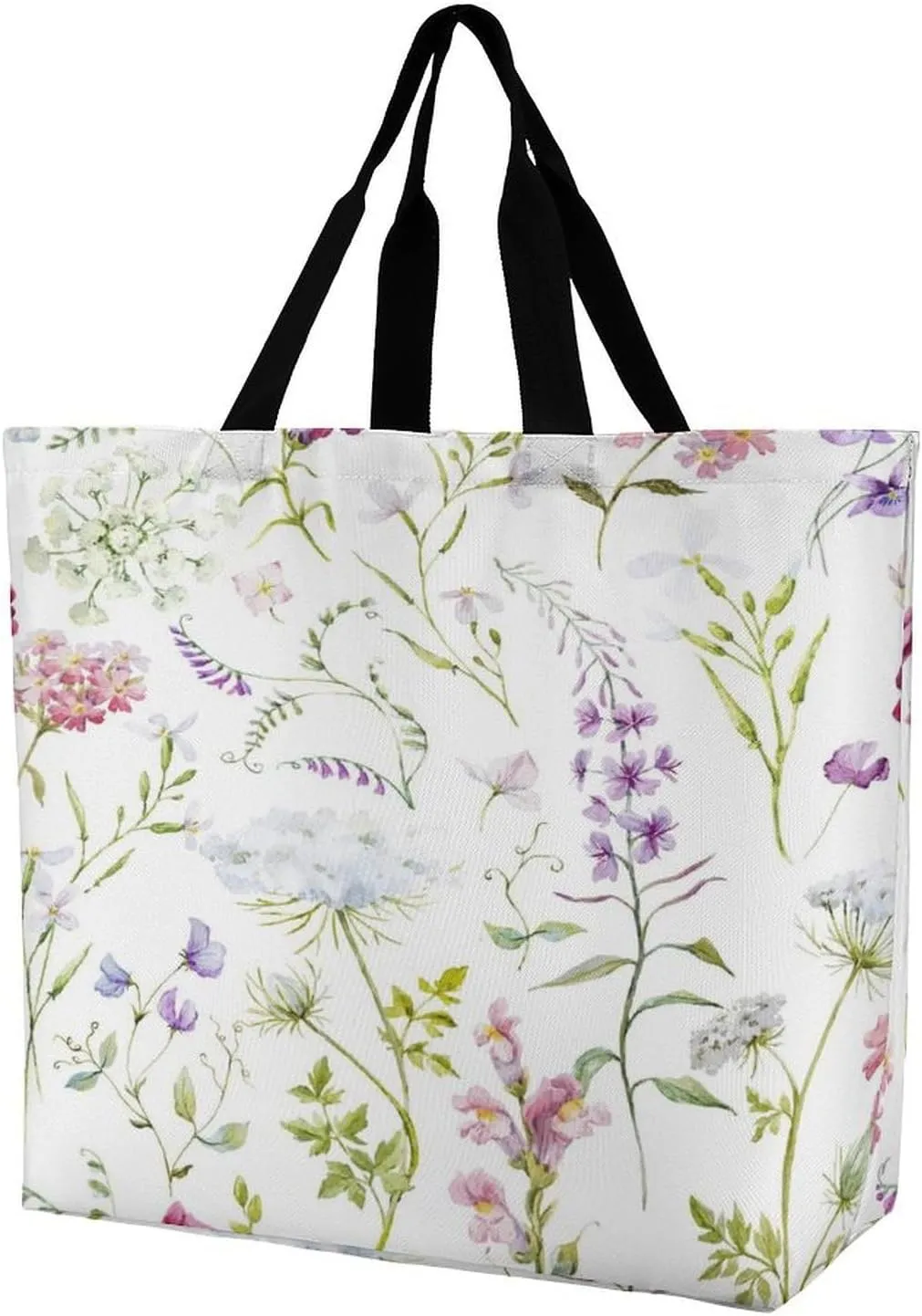 Large Tote Top Handle Bag, Shopping Handbag Big Polyester Shoulder Hand Bags