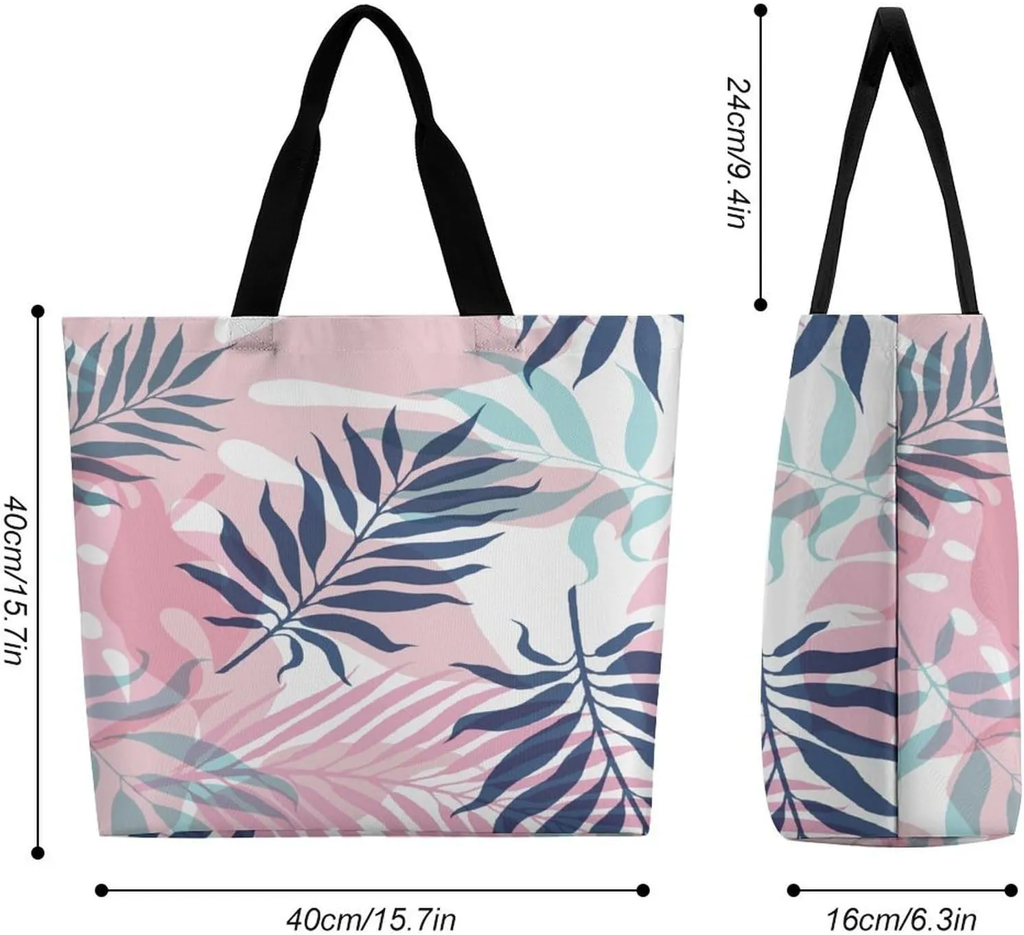 Large Tote Top Handle Bag, Shopping Handbag Big Polyester Shoulder Hand Bags