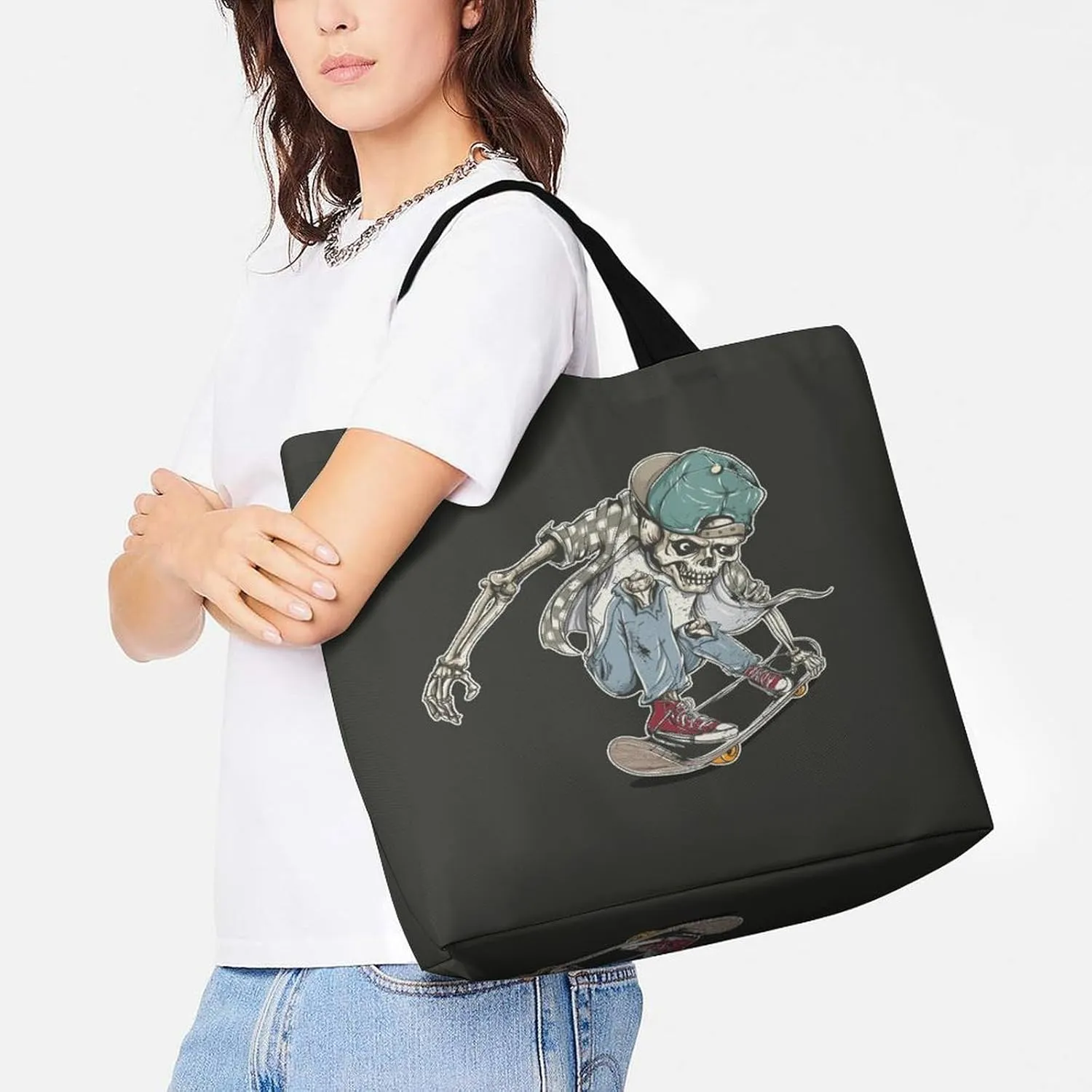 Large Tote Top Handle Bag, Shopping Handbag Big Polyester Shoulder Hand Bags