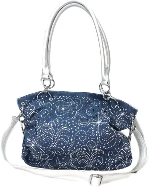 Laser Cut Bling Purses Double handle purse