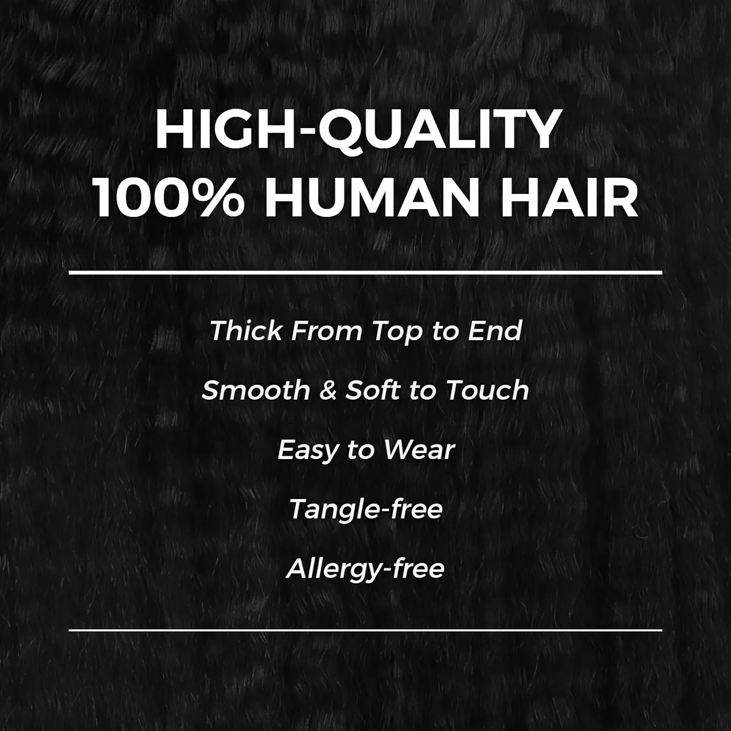 Lashey Seamless Clip in Hair Extensions Human Hair #1 Jet Black Kinky Straight 7pcs 110g 14 Inch PU Weft Hair Extensions Clip ins for Women