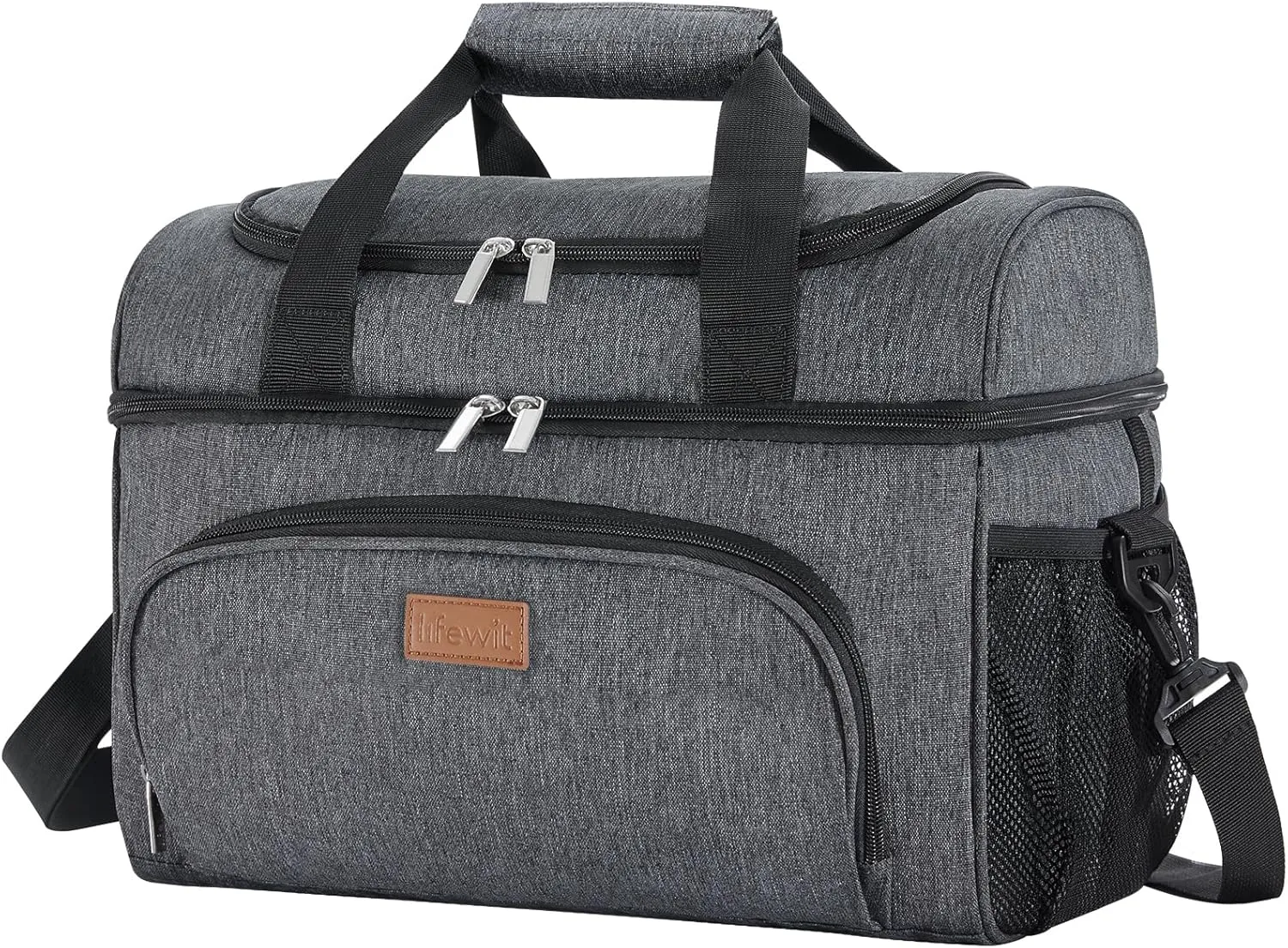 Lifewit Large Cooler Bag Insulated Lunch Bag Lightweight Portable Cool Bag Double Layer for Picnic, Beach, Work, Trip