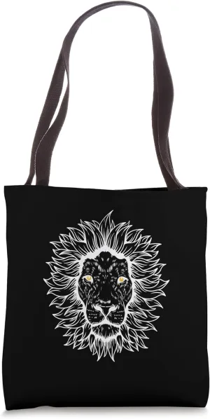 Lion in Africa Tote Bag