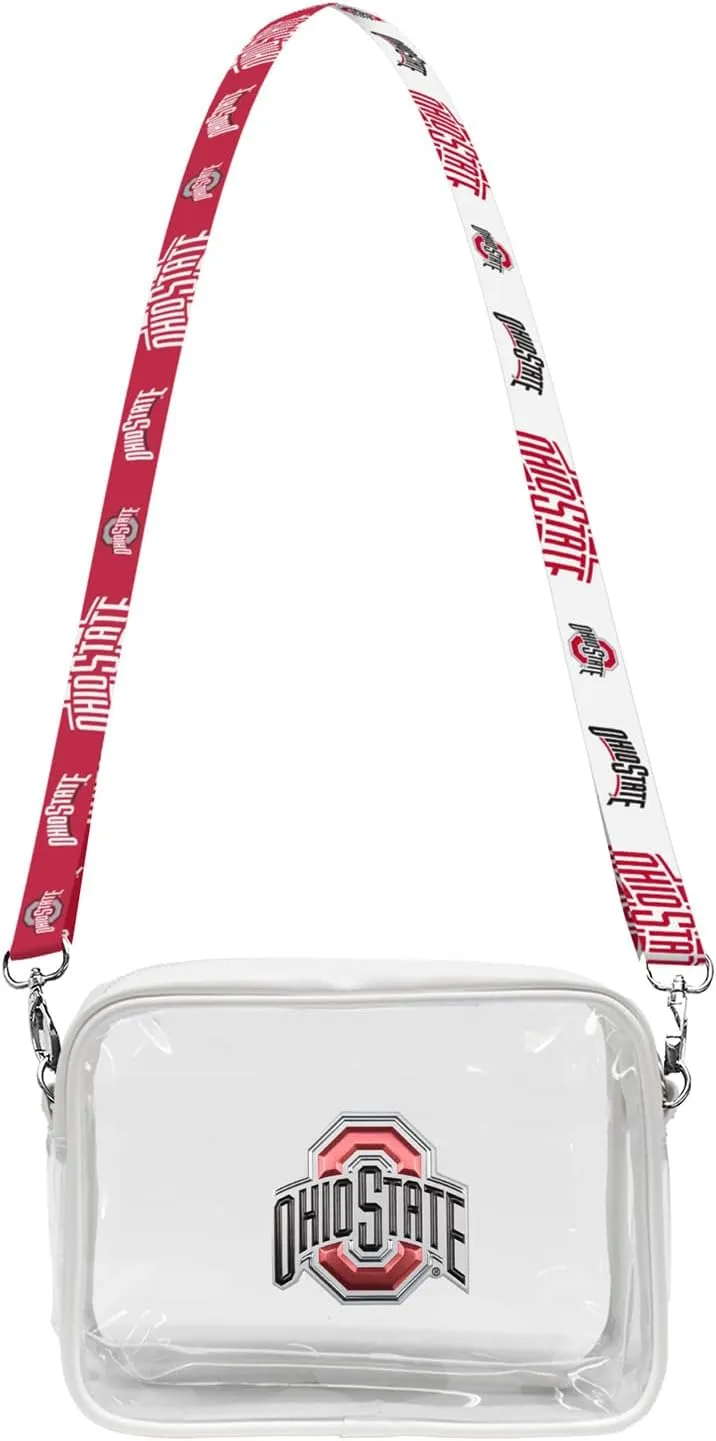 Littlearth Louisville Cardinals NCAA Clear Fanny Fan Purse
