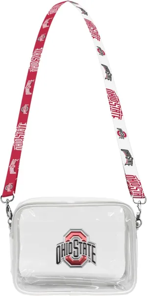 Littlearth Louisville Cardinals NCAA Clear Fanny Fan Purse