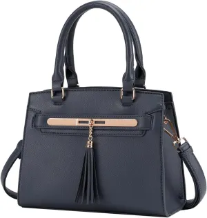 LJOSEIND Small Satchel Purses for Women - Fashionable Handbags, Top Handle Crossbody Bags with Adjustable Strap