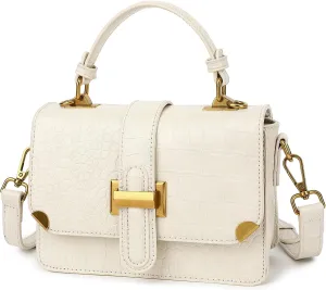 LL LOPPOP Women's Small Classy Crossbody Purse Top Handle Handbags Leather Satchel Bags for Women