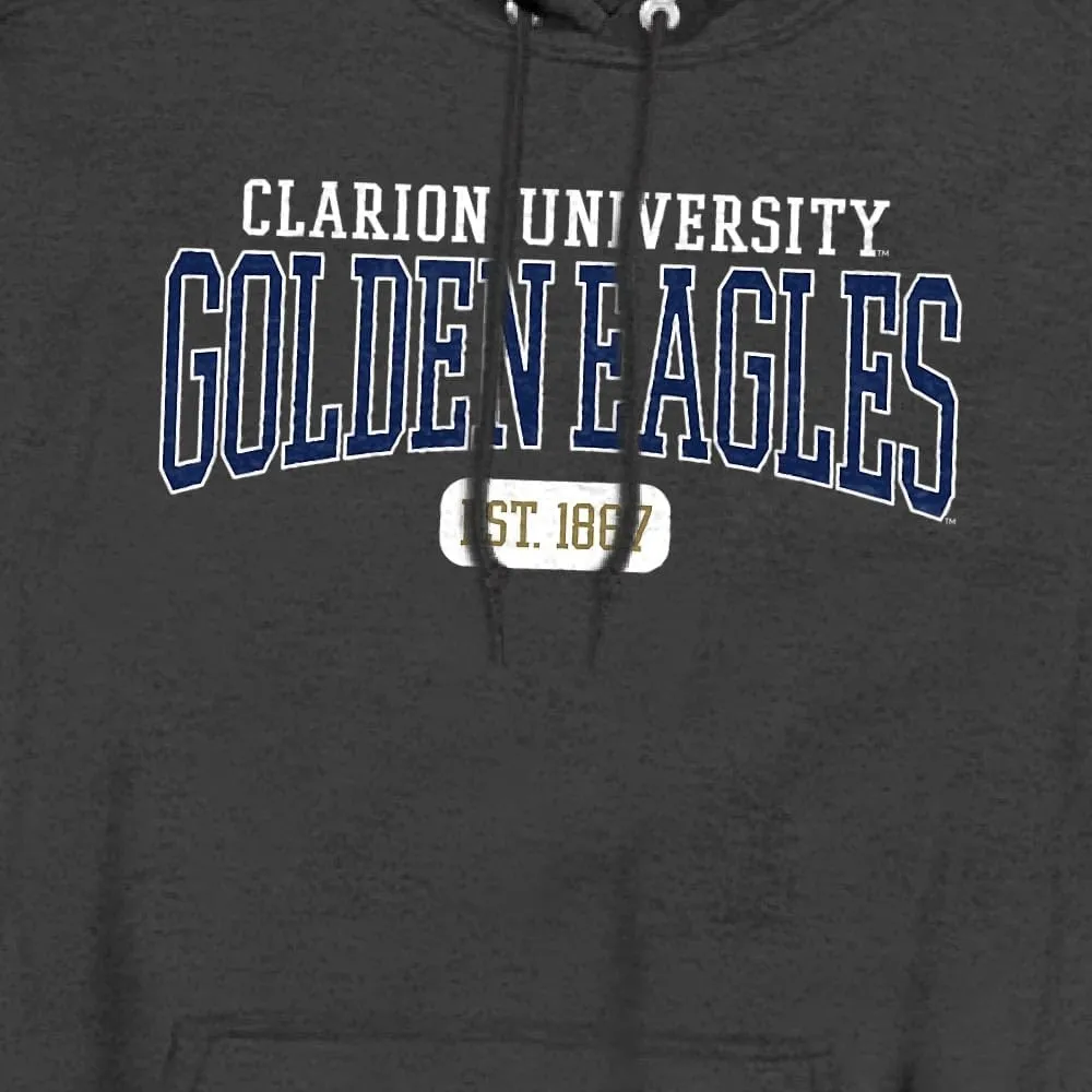 LOGOVISION Clarion University Official Est. Date Unisex Adult Pull-Over Hoodie