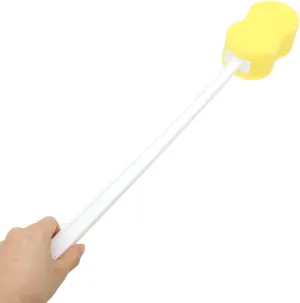 Long Handle Bath Sponge Body Cleansing Scrubber Shower Back Scrubber Foot Cleaner for Shower Floor Straps for Men Bath Scrubber for Body Shower Scrub Brush for Body Bath Brush