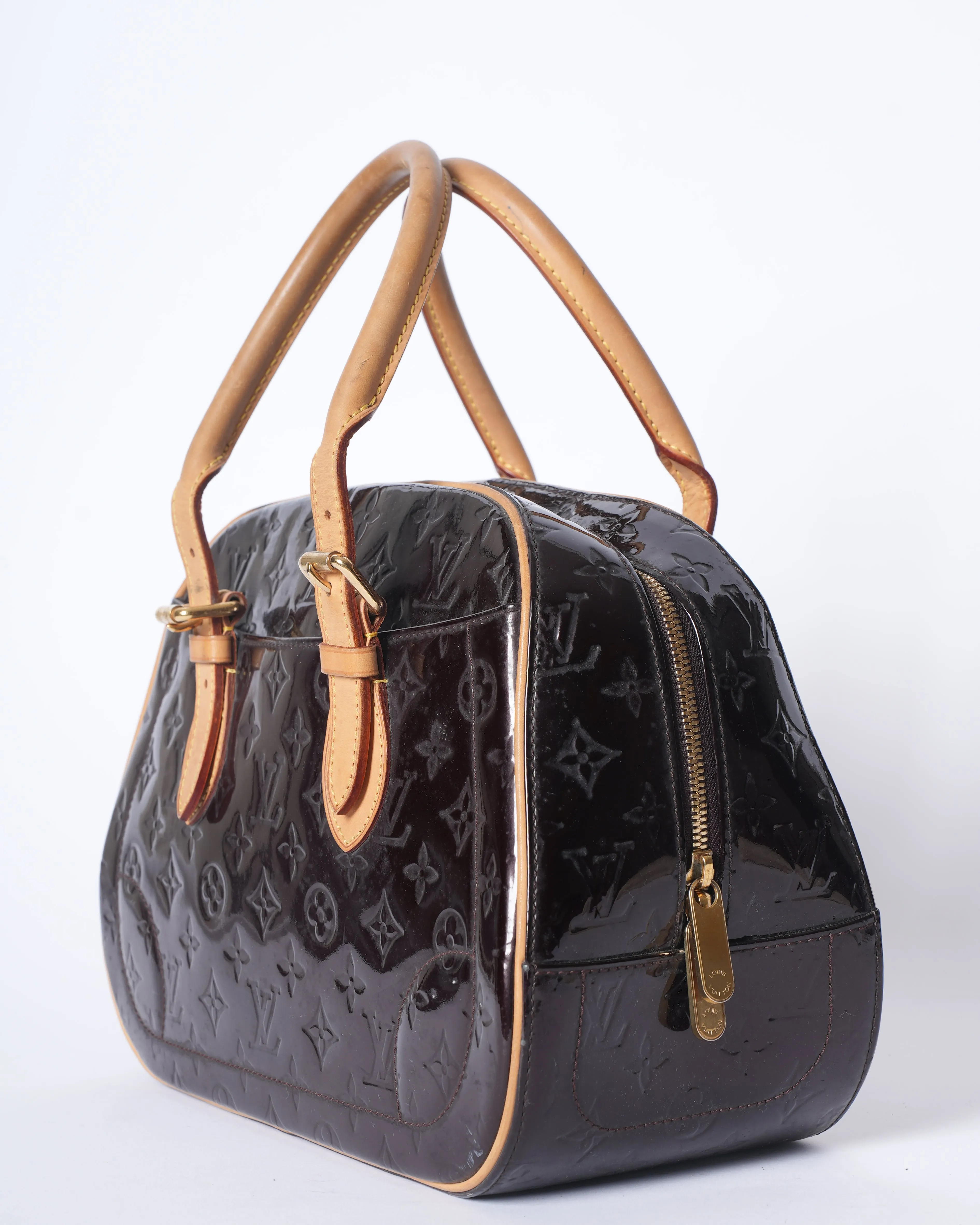 Louis Vuitton Amarante Monogram Vernis Top Handle Bag