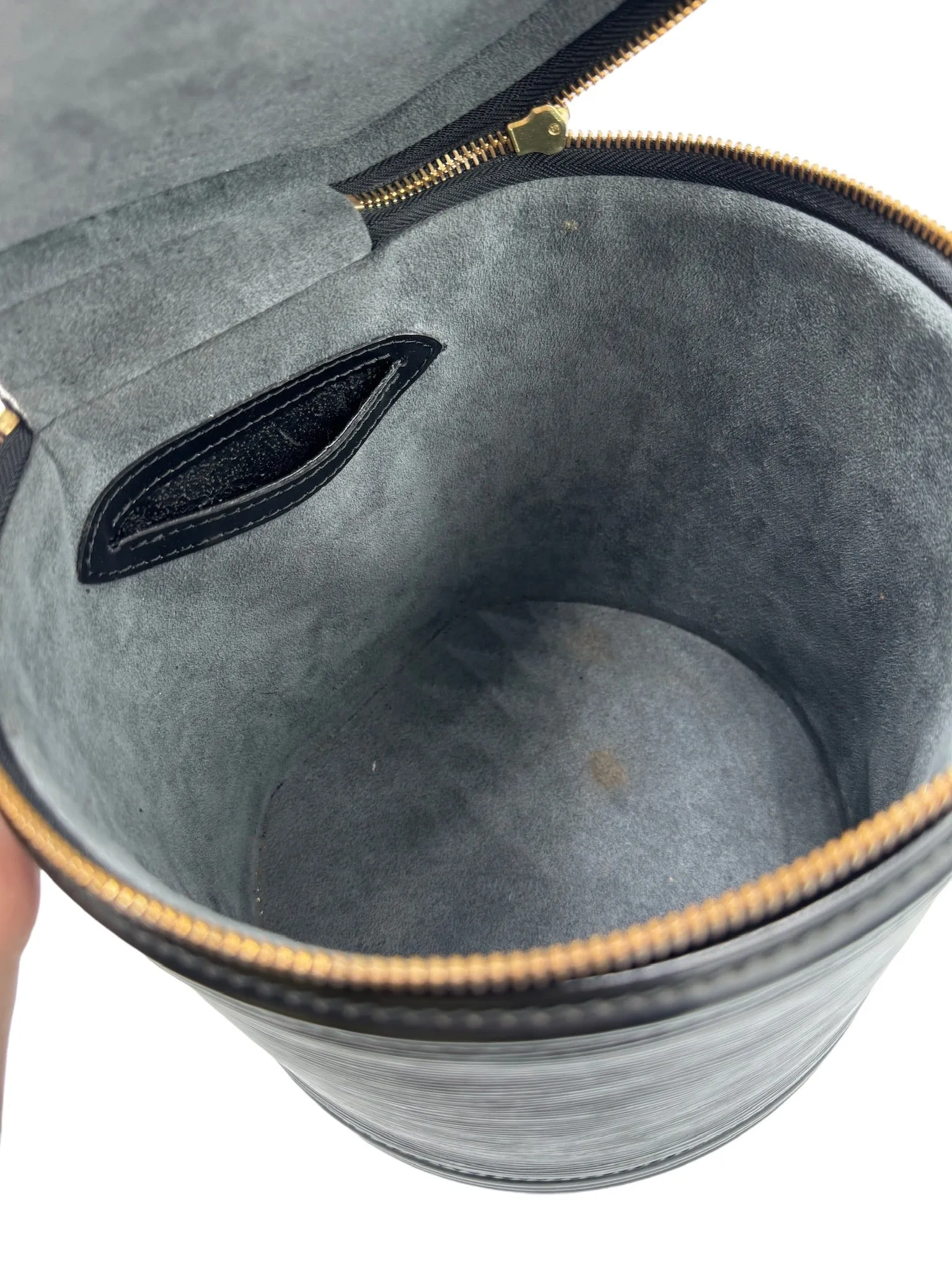 LOUIS VUITTON - Cannes Epi Vanity Bag with Engraved Logo