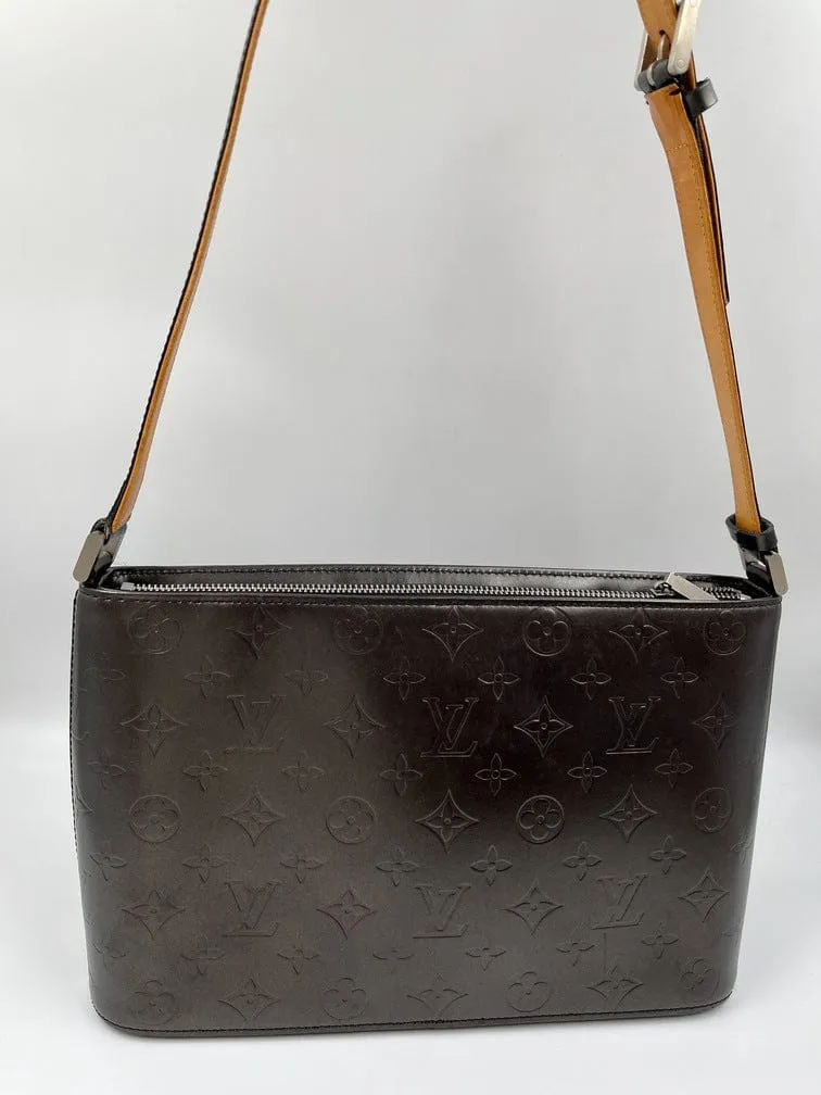 Louis Vuitton Mat Allston Handbag Monogram Vernis