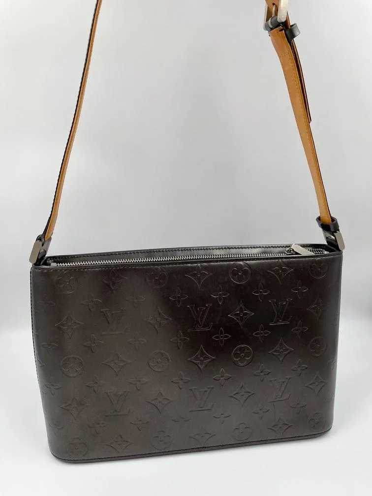 Louis Vuitton Mat Allston Handbag Monogram Vernis