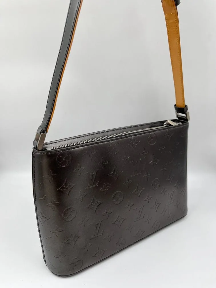 Louis Vuitton Mat Allston Handbag Monogram Vernis