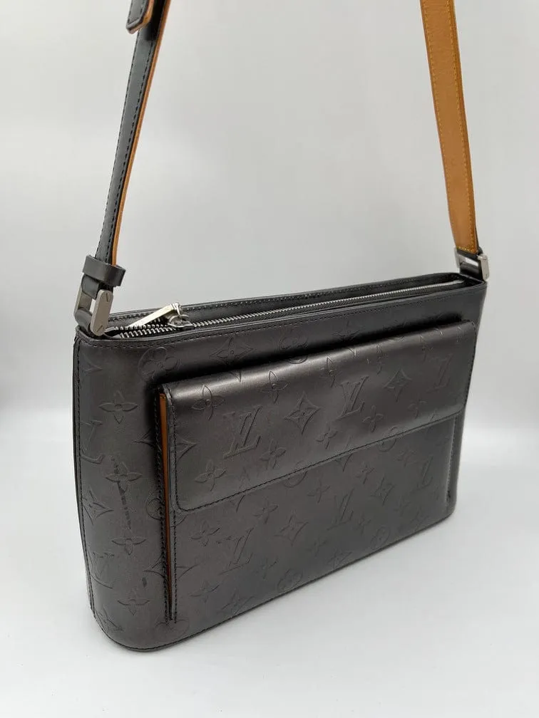 Louis Vuitton Mat Allston Handbag Monogram Vernis