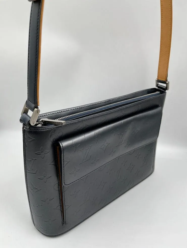 Louis Vuitton Mat Allston Handbag Monogram Vernis