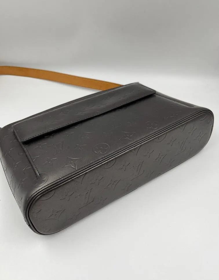 Louis Vuitton Mat Allston Handbag Monogram Vernis