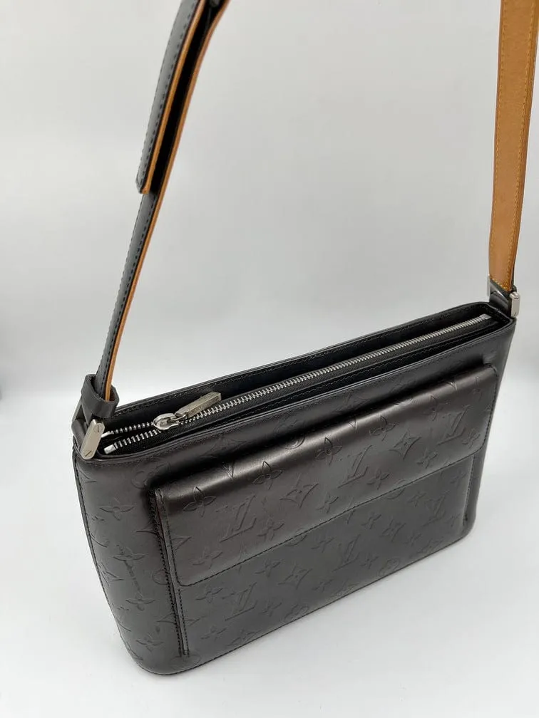 Louis Vuitton Mat Allston Handbag Monogram Vernis