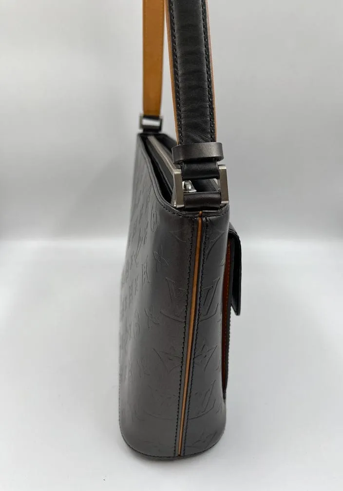 Louis Vuitton Mat Allston Handbag Monogram Vernis