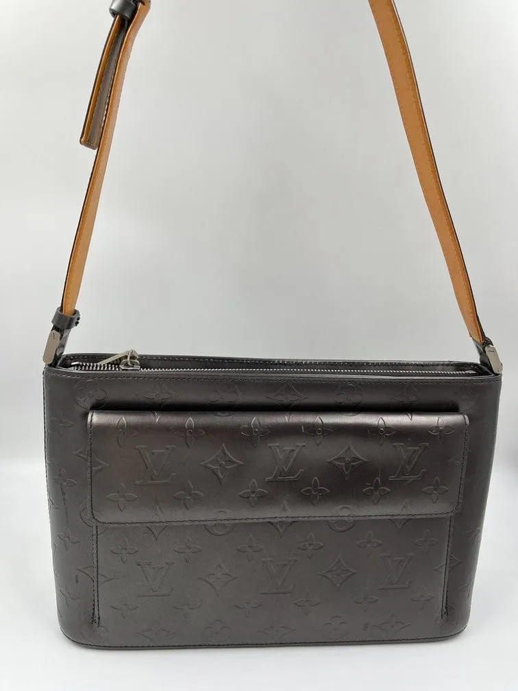 Louis Vuitton Mat Allston Handbag Monogram Vernis