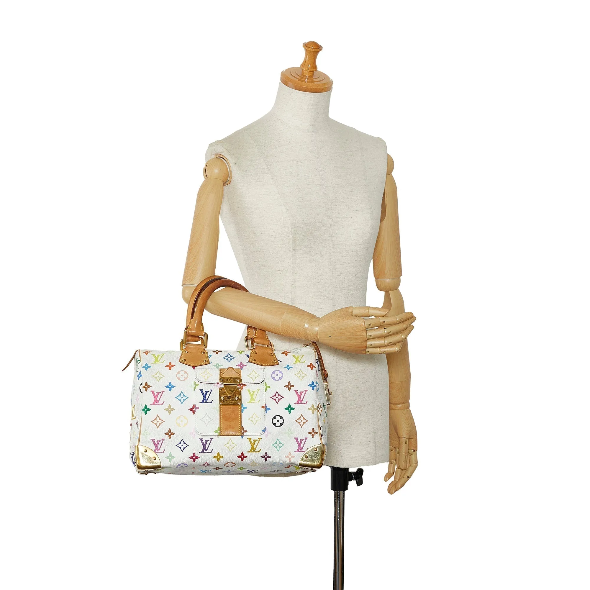 LOUIS VUITTON Monogram Multicolore Speedy 30 Boston Bag