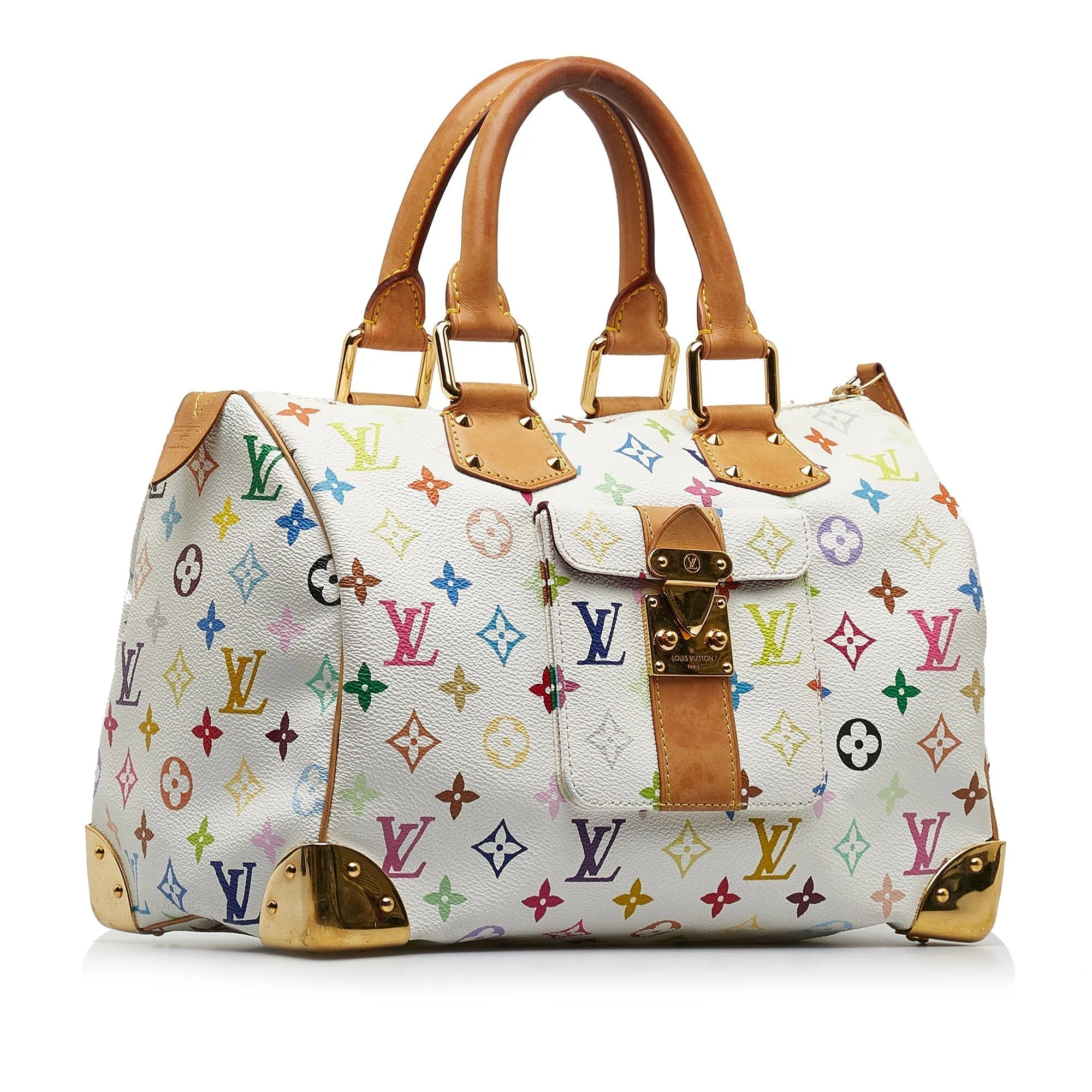 LOUIS VUITTON Monogram Multicolore Speedy 30 Boston Bag
