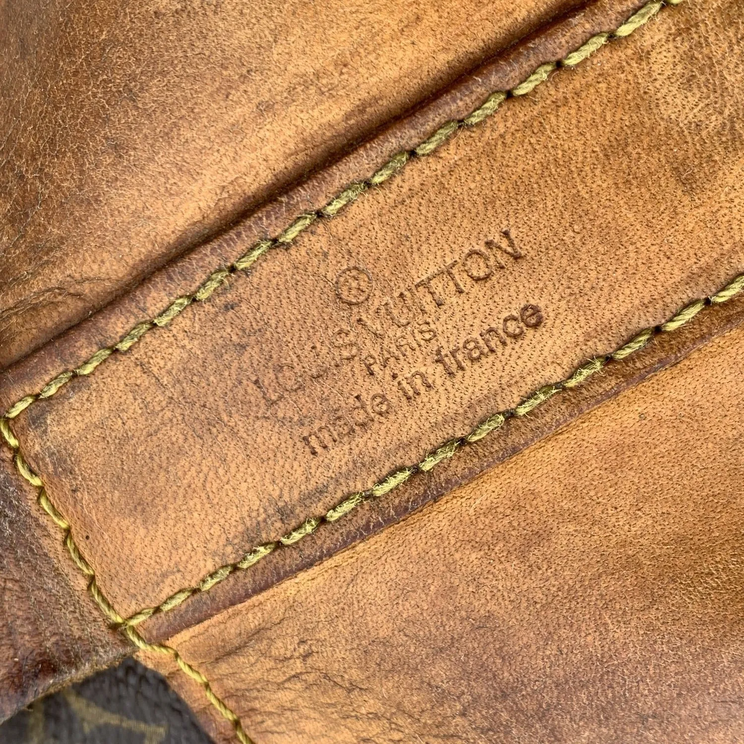 LOUIS VUITTON Vintage Monogram Canvas Sac Randonnee Shoulder Bag